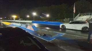 Model S Plaid vs Q50 on Upgraded Turbos