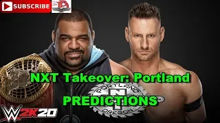 NXT Takeover Portland NXT North American Championship Keith Lee vs  Dominik Dijakovic Predictions