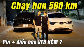 Pin và điều hòa VinFast VF8 kém ? Chạy hơn 500 km để trả lời!