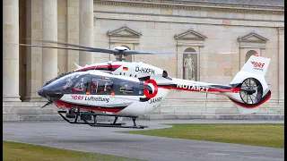 DRF Luftrettung | Landung Jubiläumsmaschine | Airbus H145 | D-HXFH | Königsplatz München