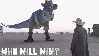 CowBoy Vs CowRex | Jurassic World T-Rex Dinosaur Fan Movie