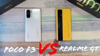 Poco F3 vs Realme GT! Speed, RAM, Temperature, GPU & Geekbench Test!