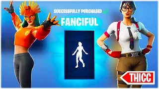 FORTNITE *NEW* TRAVERSAL DANCE EMOTE "FANCIFUL" SHOWED WITH MY GIRLS