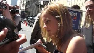 Emma Watson arriving at Letterman - July 8, 2009