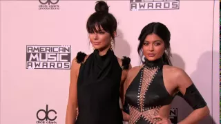 Kendall & Kylie Jenner Red Carpet Fashion - American Music Awards 2015