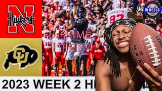 CRAZY ENDINGG! | #22 Colorado vs Nebraska Highlights | College Football Week 2 | 2023 | REACTION!!