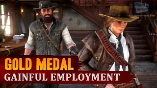 Red Dead Redemption 2 - Mission #95 - Gainful Employment [Gold Medal]