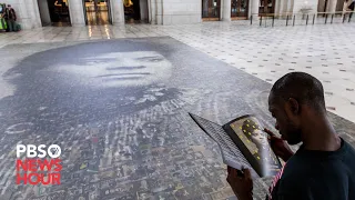 Explore this Ida B. Wells mosaic, a monument of the fight for women's suffrage