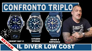 Orient Ray 2 Vs Citizen NY0040 vs Seiko 5 SRP605K2: la mia scelta