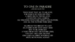 The One in Paradise from The Edgar Allan Poe Suite