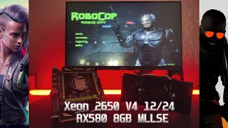Atermiter X99 P4 | Xeon 2650V4 | DDR4 32GB | RX 580 8Gb + тест в играх Robocop | CS2 | CyberPunk