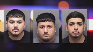 Three men accused of stealing at least 15 vehicles, authorities say