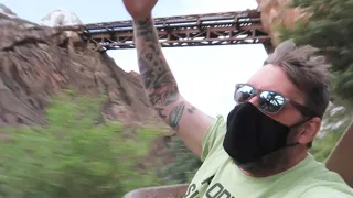 Intensely Riding Disney’s Expedition Everest Coaster 15 Times In Row To Celebrate It’s Anniversary