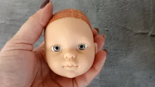 Как вставить глаза кукле Паола Рейна часть 2). How to insert the eyes of a Paola Reina doll (part 2)