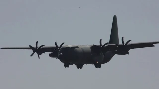 ZH870 RAF Lockheed C 130J Hercules ASCOT162 touch & go landing Cambridge UK 240420245P 2n