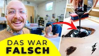 MEGA EPOXY FAIL: Auch TISCHLERMEISTER machen FEHLER! | 19.-21.05.22 | #WERKTAG. mit Jonas Winkler