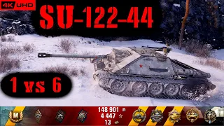 World of Tanks SU-122-44 Replay - 10 Kills 3.7K DMG(Patch 1.6.1)