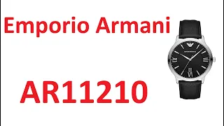 AR11210 - Emporio Armani Giovanni Analog Black Dial Men's Watch