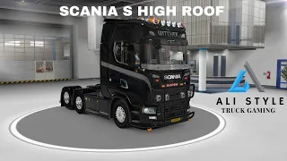 Euro Truck Simulator 2 (v 1.48) Scania S High Roof Mega Tuning (V8 770 HP Openpipe Sound)