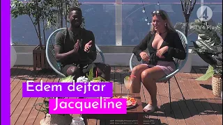 Här tar bombnedslaget Edem med Jacqueline på dejt i I Love Island Sverige 2019