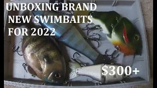 Unboxing BRAND NEW SWIMBAITS For The 2022 Season!!! ($300+)