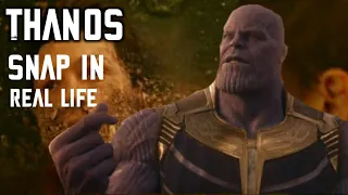 What If Thanos Snapped In Real Life ? Thanos snap in real life