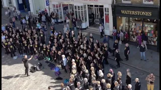 Rock Choir Flashmob in Guildford 2022 - Lady Gaga, Bradley Cooper - Shallow (A Star Is Born)