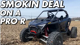 Buying The Most Expensive SXS On The Market For The CHEAPEST Price | 2022 Polaris RZR Pro R Ultimate