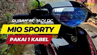 Tutorial cara rubah arus ac ke dc mio sporty, mio smile, mio soul, nouvo, #miosporty #miosmile