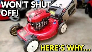 How-to Fix A Lawn Mower That Won't Shut Off