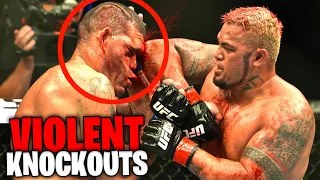 The most VIOLENT UFC Knockouts ever!!