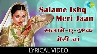 Salam e Ishq with lyrics | सलाम ए इश्क़ गाने के बोल | Muqaddar ka Sikandar | Rekha | Amitabh Bachchan