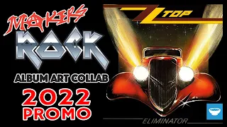 Makers Rock Album Art Collab 2022 Promo - ZZ Top - Eliminator