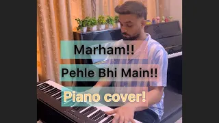 Marham (Pehle Bhi Main)  | Vishal Mishra | piano cover | “Animal” #pehlebhimain  #vishalmishra #rk