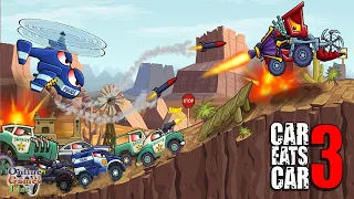 Игра Car Eats Car3| Как (Победить Босса) Снегоуборщика?/3+