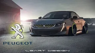 | Black Beast | Peugeot 508 Virtual Tuning Photoshop