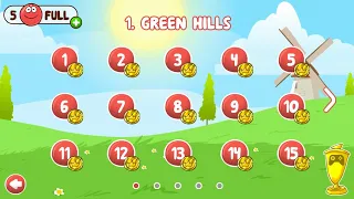 Red ball 4.green hills full gameplay.#1