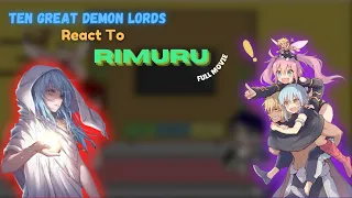 Ten Great Demon Lords React To Rimuru | Full Movie | Tensura | GCRV