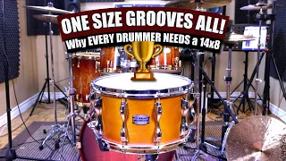 Why Every Drummer Needs a 14x8 Snare! - My New Gigging Workhorse 🏆 (🎧 Recommended)