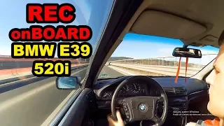 BMW 520i e39 M52B20 1996 Test Drive Onboard