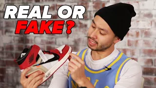 Sneakerheads Try To Spot The Fake Jordans