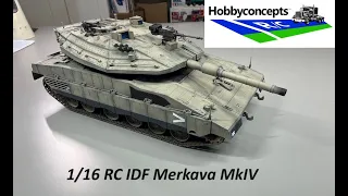 1/16 RC IDF Merkava MkIV Tank - Unboxing, Review & Painting - Heng Long