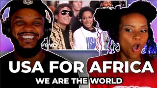 WE TRIED AGAIN!  🎵 U.S.A. For Africa - We Are the World REACTION