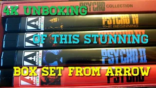 Psycho Collection, 4K Arrow Box Set Unboxing