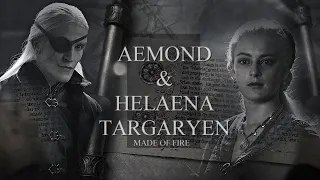 Aemond & Helaena Targaryen | Made of fire.