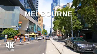 Long Melbourne Drive in 2022 end of summer - 4K