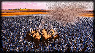 10 Ultra Super Archers Defended By Knights Vs 1 Million Orc's - Ultimate Epic Battle Simulator 2