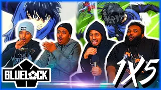 ISAGI WENT CRAZY! | Football Fans React to Blue Lock Episode 5