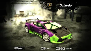 NFS Most Wanted 2005 | Part 36 | Lamborghini Gallardo | Customization + Races | Manual Transmission