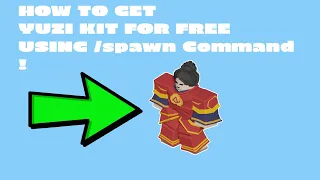 HOW TO GET YUZI KIT FOR FREE USING /spawn COMMAND (ROBLOX BEDWARS)